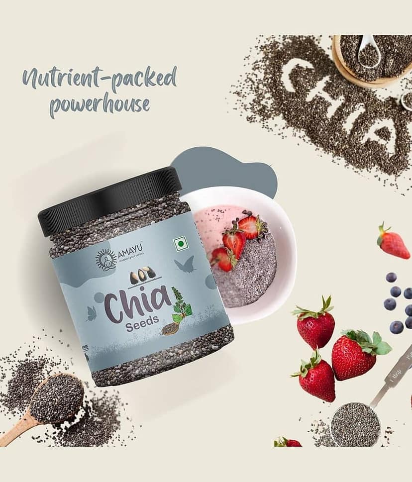 AMAYU Chia Seeds ( Pack of 2 ) view 6