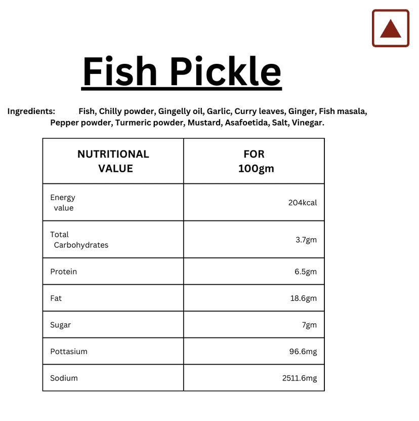NACHINAPALLI FFPO Fish Pickle - Traditional Indian Flavor, 300gm view 4