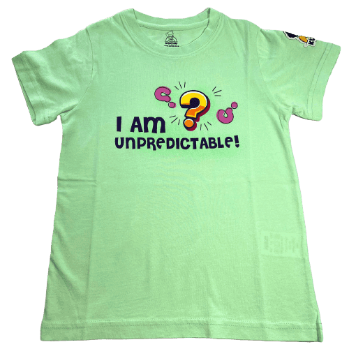KUCHU Unisex Tshirt | Made of Super Combed Cotton-Modal Natural Fiber Better Than 100% Cotton| Soft & Breathable Fabric| Unique Digitally Printed Design |Vibrant Colour | I Am Unpredictable view 2