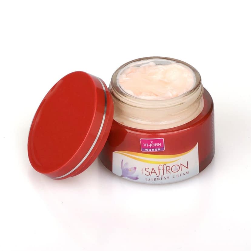Vi-John Women Saffron Fairness Cream Advanced Pack Of 6 300 G view 4
