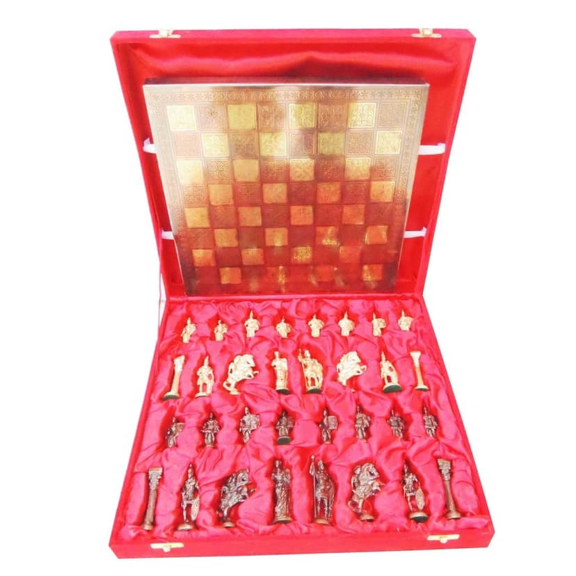 Brass Chess Gold Copper Edition | Luxury Decor, Height : 1 Inch (BSMAS363 E) view 2