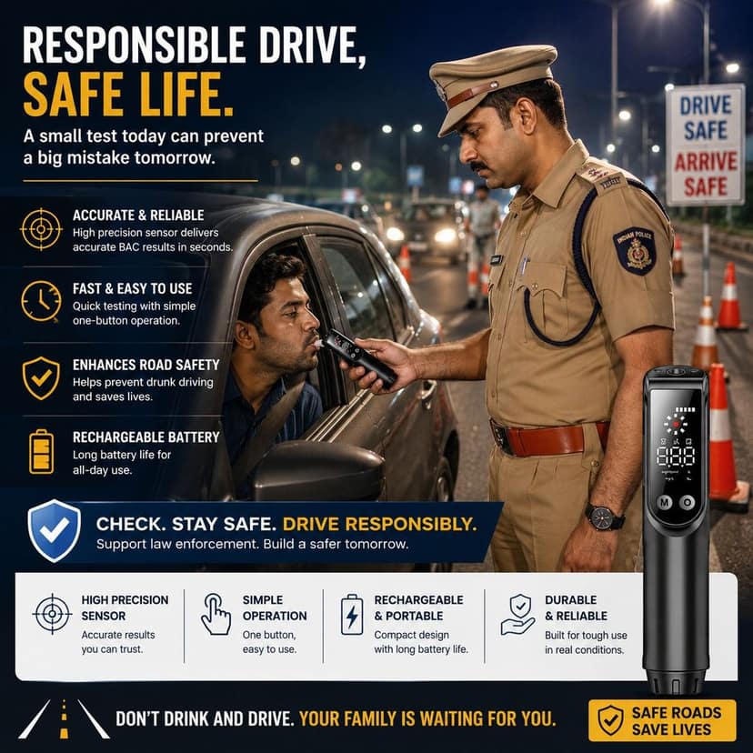 CTR-2000 Professional Breathalyzer for Alcohol view 5