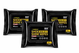 Shoe Cleaning & Shine Wipes (80 Sheets Pack) - Portable Sneaker & Leather Shoe Cleaner (Unbranded) view 2