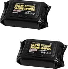 Shoe Cleaning & Shine Wipes (80 Sheets Pack) - Portable Sneaker & Leather Shoe Cleaner (Unbranded) view 4