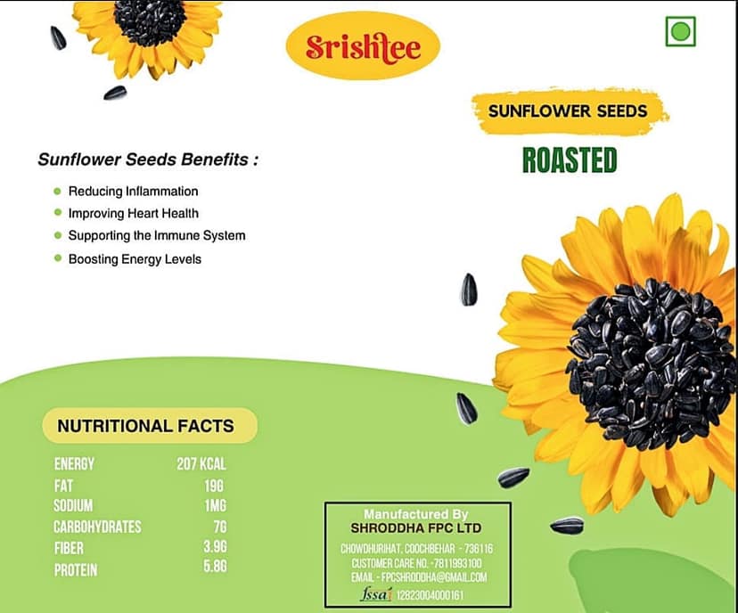 Sunflower seeds (Roasted) view 4