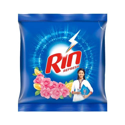 Rin Refresh Lemon & Rose Detergent Powder, 500 gm