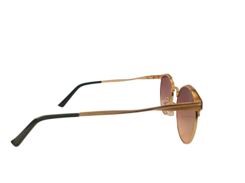 MD Style UV Protected Full Rim Round Metal Frame Sunglasses/Girls - Women Fashion Sunglasses view 5