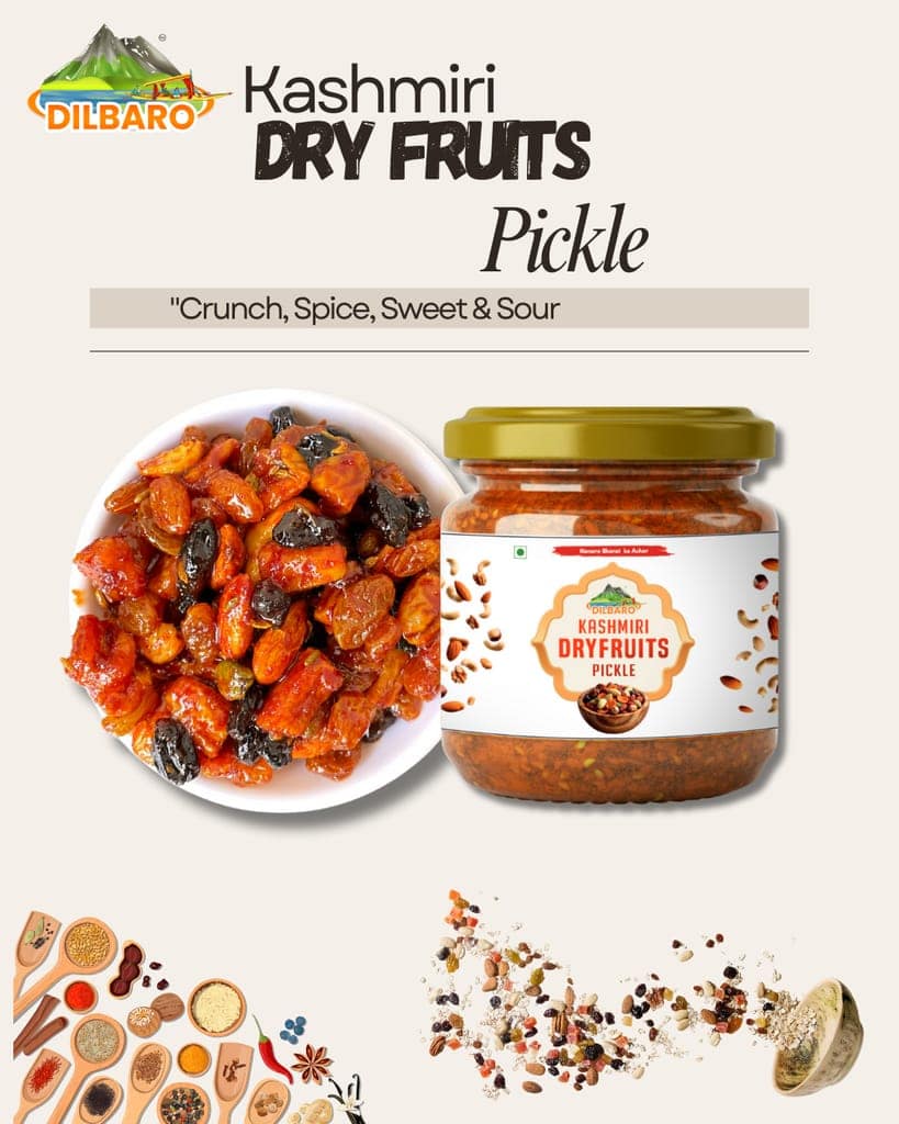 Dilbaro Kashmiri Dry Fruits Pickle – 250g view 6