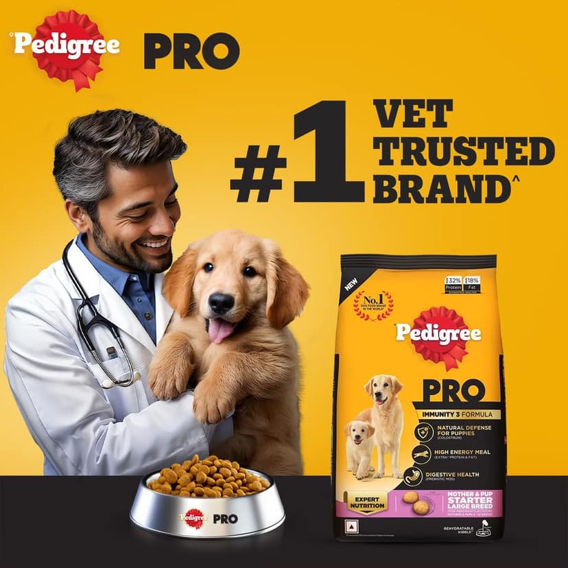Pedigree PRO Mother & Pup Starter Large Breed,Dry Dog Food view 6