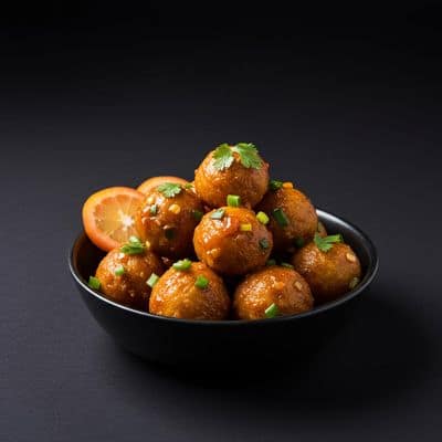 Aloo Manchurian or Chilli or 65