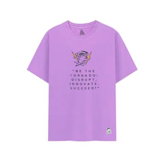 KUCHU Kids’ Unisex T-Shirt “Tornado” Digital Print | Soft Cotton-Modal Blend | Breathable, Durable & Comfortable Casual Wear for Boys & Girls