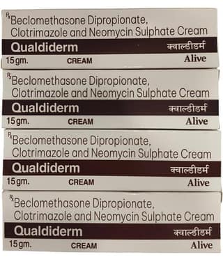 QUALDIDERM Cream 15 gm Each (Pack of 4)