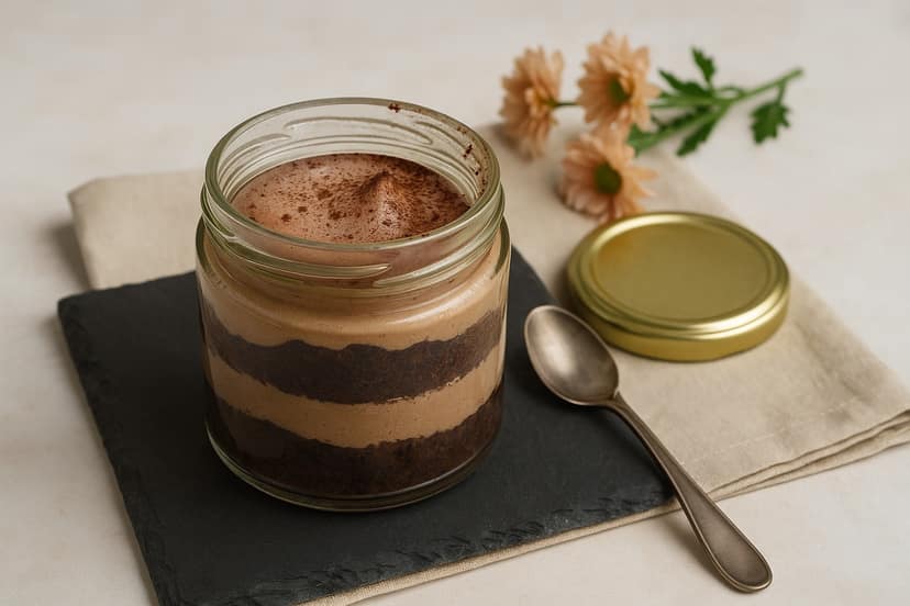 Choco mud jar cake