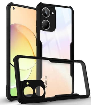 ZAMN Shock Proof Case Compatible For Polycarbonate REALME 10 4G ( )