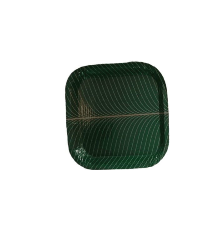 Areca Leaf Plates - 12 Inches, Square, Disposable (pack of 50 )