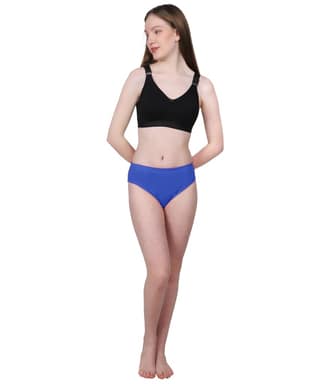 Maxolity Women's Cotton Hipster Panties - Soft, Breathable & Comfortable Everyday Innerwear Panty For Women, Pack of 1