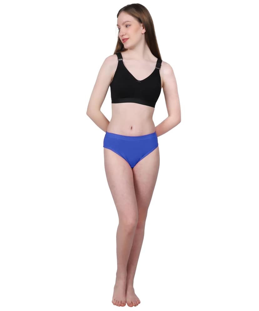 Maxolity Women's Cotton Hipster Panties - Soft, Breathable & Comfortable Everyday Innerwear Panty For Women, Pack of 1