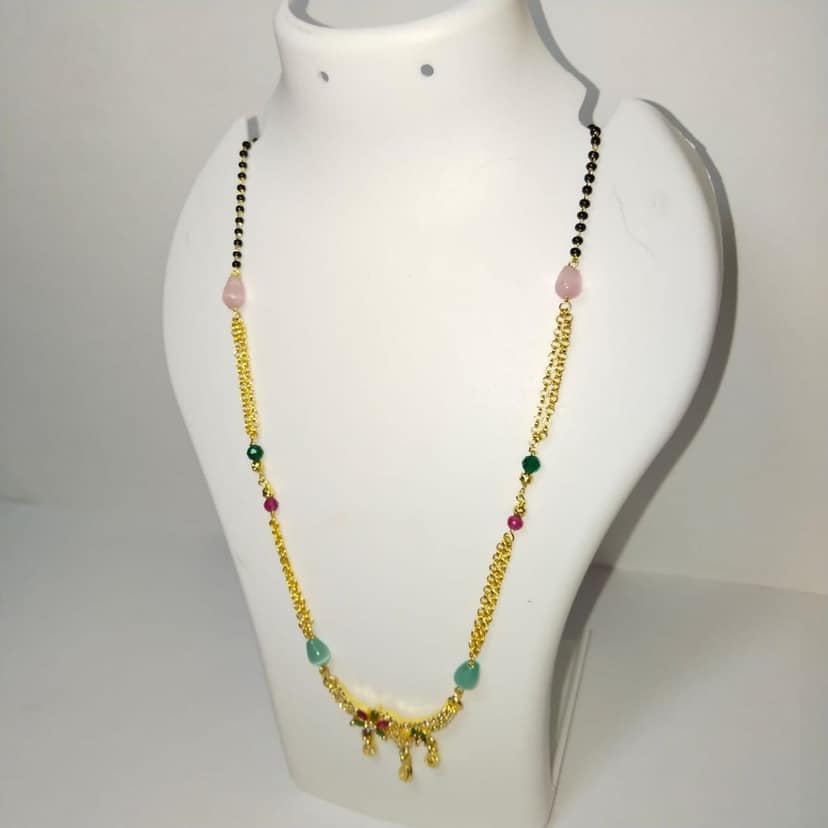 Gold Plated Traditional Mangalsutra Necklace