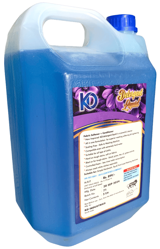Detergent Liquid (Fabric Softener + Conditioner), 5 Liters view 3