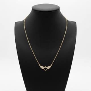 Winged Ring Necklace | Gold-Tone Anti-Tarnish Imitation Jewellery
