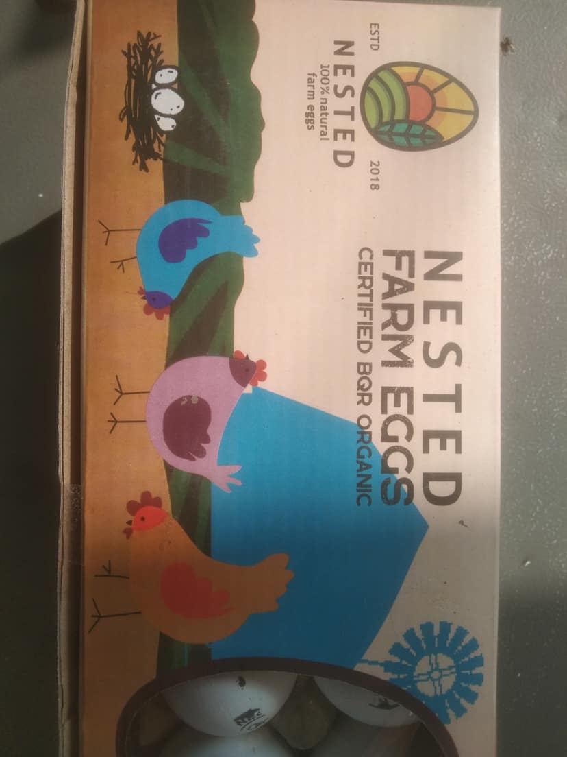 Nested farm eggee 10pc