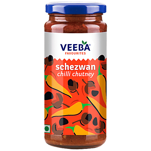 VEEBA Schezwan Chilli Chutney, 250 g 1