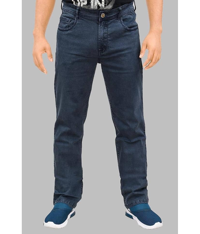 plounge - Blue Denim Regular Fit Men's Jeans ( Pack of 1 )