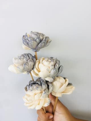Grey Owl Sola Flower (5pcs)
