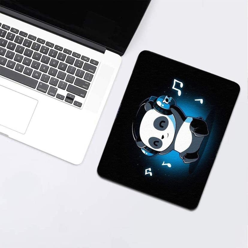 Panda Animal Music Headphone Pattern Printed Mouse pad for PC / Printed Mouse Pad – Gaming Mouse Pad for Laptop/Computer (Gifts for Men/Women/Girl/Boys)( Pack of 1 ) view 4
