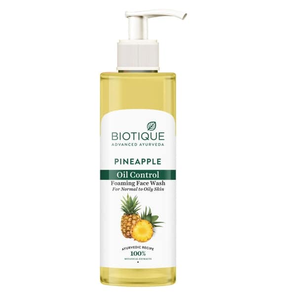 Biotique Pineapple Oil Control Foaming Face Wash 200ml