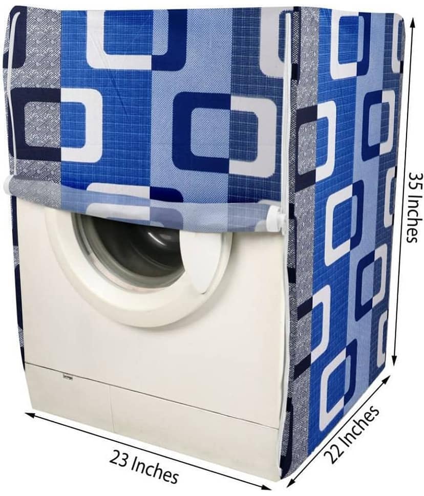 Front Load Washing Machine Cover Compatiable For 7 kg - Brown view 2