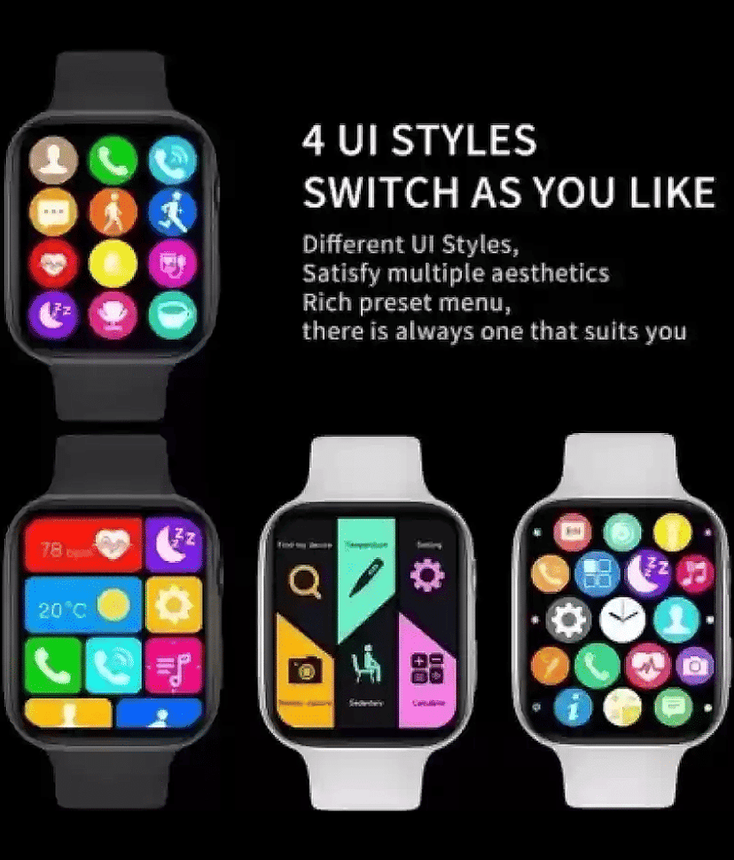 VENKAT ZONE IPS BT Calling Upto 1-2 days Smart Watch White view 2
