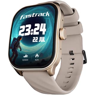 Fastrack Limitless FS2 Pro 1.96" AMOLED Smart Watch with BT Calling, AI Voice Assistant, 100+ Sports Modes, 5-Day Battery, Fast Charge, Health Tracking, Smartwatch for Men & Women (Beige) Fastrack Limitless FS2 Pro 1.96" AMOLED Smart Watch with BT Callin