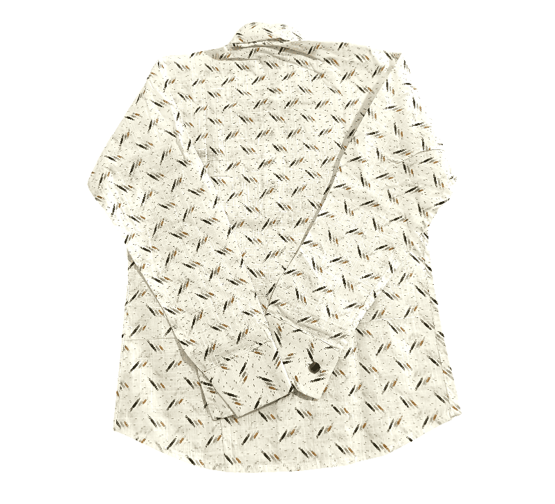 Boys' Casual Abstract Print Cotton Blend Shirt view 5