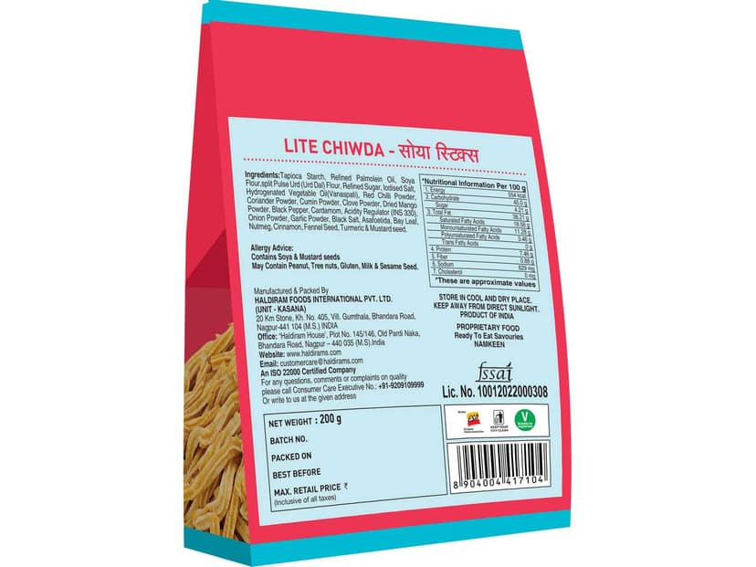 Haldiram's Soya Sticks Standy Namkeen - 200 gm view 2