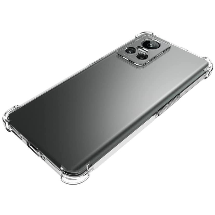 USTIYA Case for Realme GT Neo 3 Clear TPU Four Corners Protective Cover Transparent Soft funda view 5