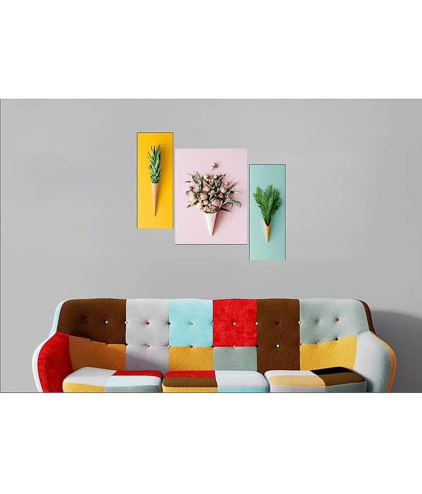 Saf - Floral Painting Without Frame
