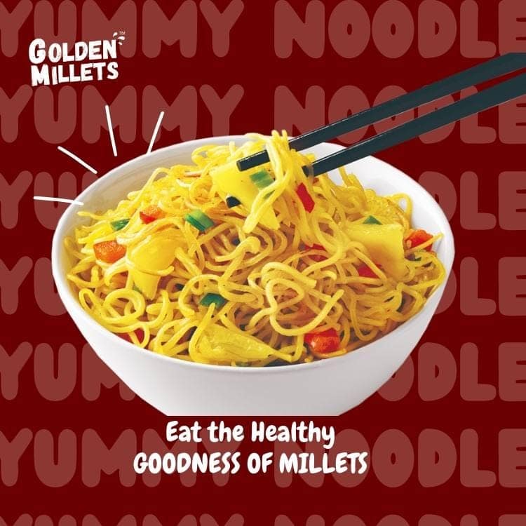 GOLDEN MILLETS Noodles No Preservative | Millet Noodles For Diet | Millets Noodles For Kids | Barnyard Millet Noodles | Kodo Millet Noodles | Foxtail Millet Noodles | Millets Noodles For Kids | 0% Maida | Healthy Noodles Millets | (150g x 3) view 7