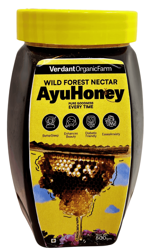 Ayu Honey' Wild Sahyadri Forest Natural Honey| Fresh clean processed & Original Honey| No Additives Or Preservatives| 100% Pure view 5
