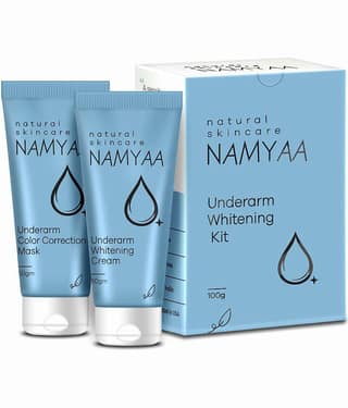 Namyaa Underarm Whitening Cream for Dark Underarm/Uneven Tone With Vitamin C and Charcoal Extracts 100g, Pack of 2