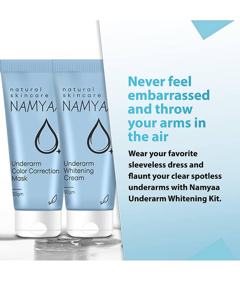 Namyaa Underarm Whitening Cream for Dark Underarm/Uneven Tone With Vitamin C and Charcoal Extracts 100g, Pack of 2 view 2