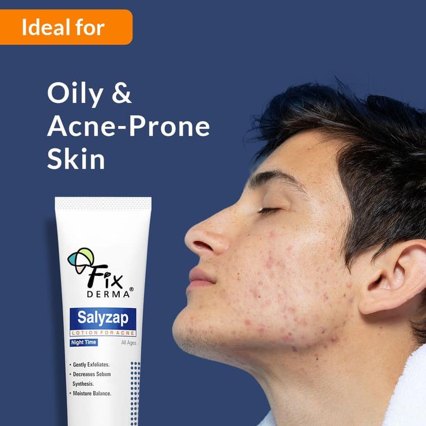 Fixderma Salyzap Night-time Lotion for Acne Prone Skin view 3