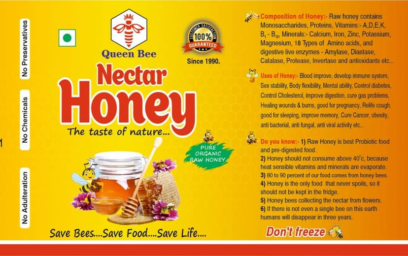 Nectar Honey 500 gr- The Taste of Nature view 3