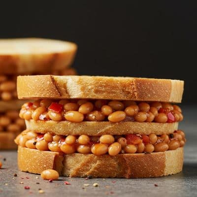 Healthy Baked Beans Sandwich