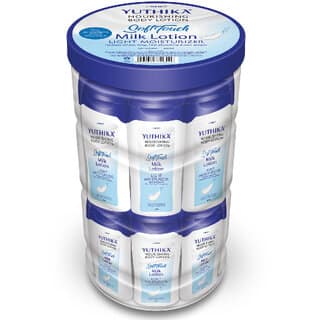 Yuthika Soft Touch Milk Body Lotion For Women & Men, (24pc of 20ml Each)