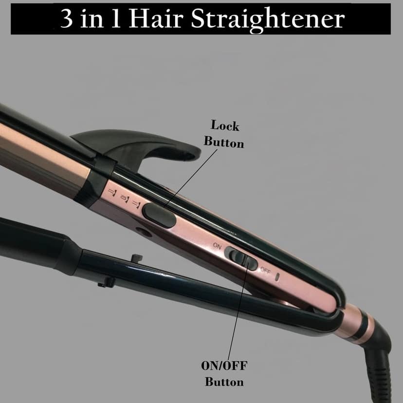 Babila PRO 3 IN 1 Hair Straightener-BHS-E51 view 3