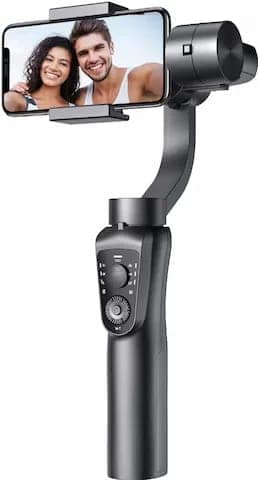 Gimbal AI Face Tracking 3-axis with fill lights view 9