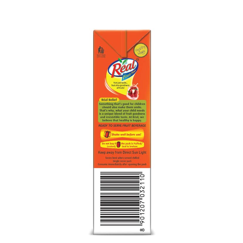 Real Litchi Juice, 180 Ml view 2
