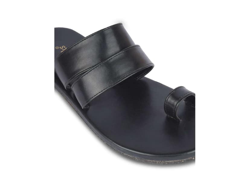 Paaduks Uri Black Flats For Men - UK 8 view 2
