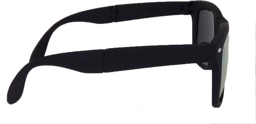 HRINKAR Unisex Rectangular Sunglasses Black & Grey Frame, Silver & Golden Lens (Medium) - Pack of 2 view 4